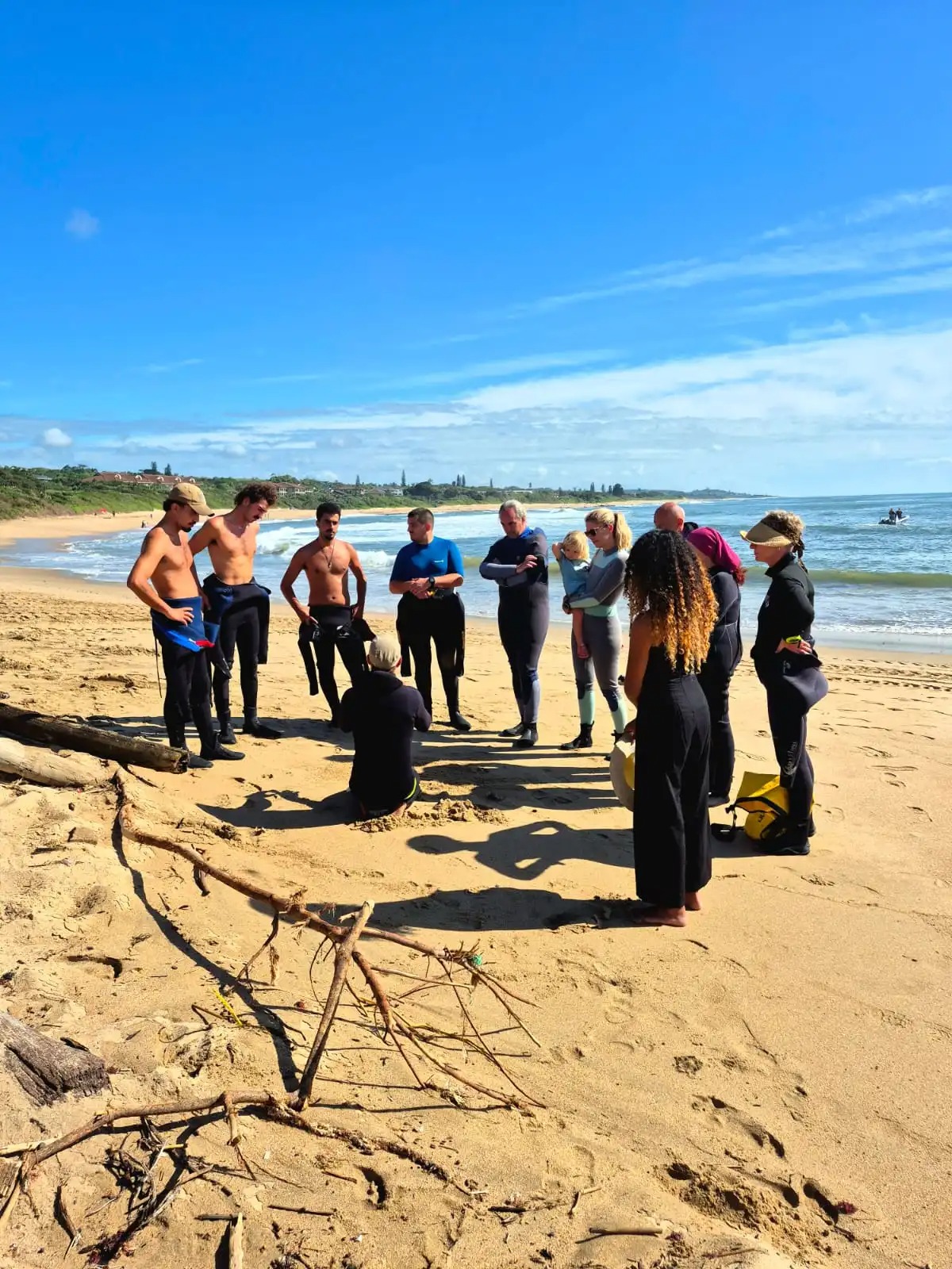 Underwater scene at Protea Banks